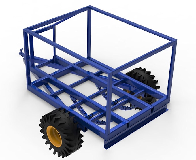 design trucks and trailer cad model using solidworks