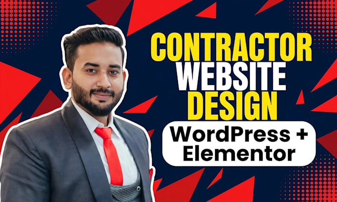 build a website for contractors, construction, and roofing companies