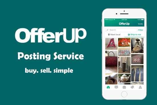 do your offerup posting job to list your product