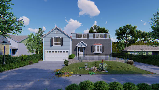 make the layouts, interior and exterior designs