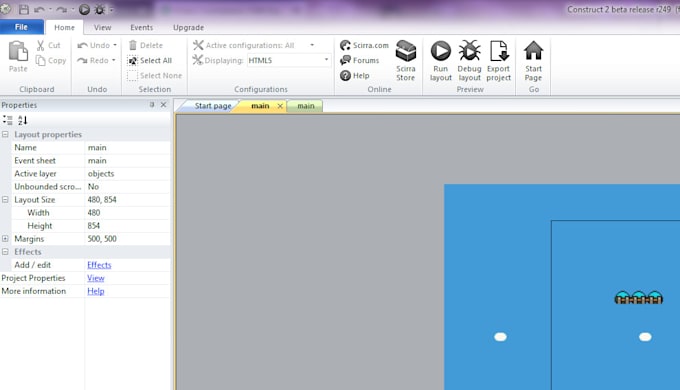 Develop construct 2 video game by Cuongrauw | Fiverr