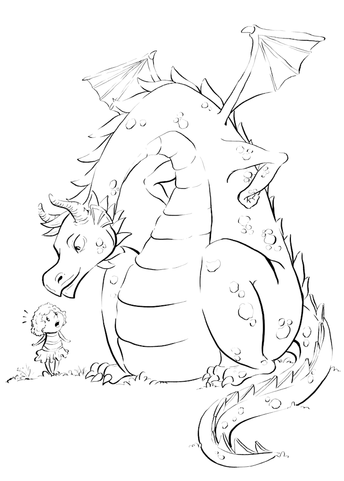 create line art illustrations