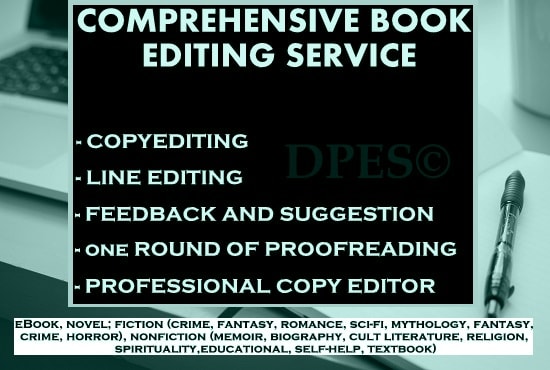 line edit and copyedit your fiction or nonfiction