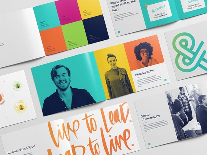 Design a brand manual guideline guide book for you logo by