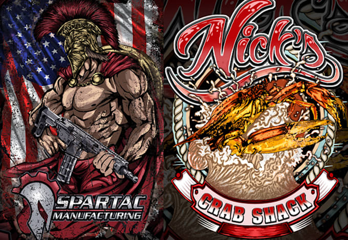 create illustration for t shirt