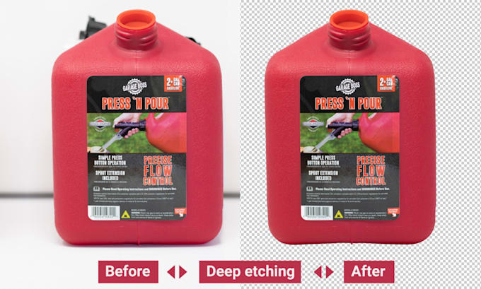 do deep etching images very fast