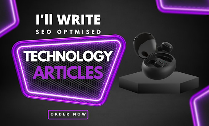 write top technology SEO articles and blog posts