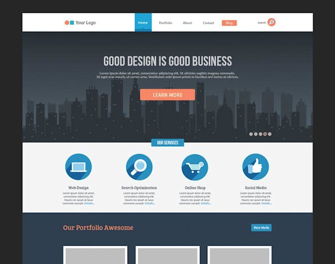 Design 5 page informative website for your business by Harshdesai | Fiverr