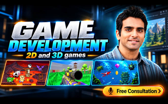 be your professional unity game developer