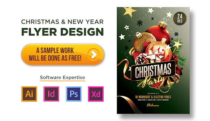 make trendy christmas flyer