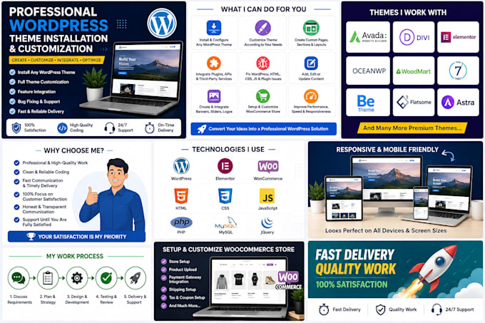 create wordpress website from scratch
