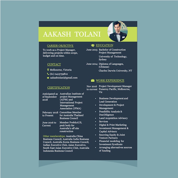 Provide Resume Writing And Resume Design Services By Maryam Razzaq