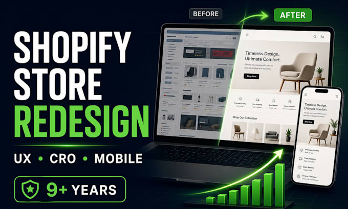 redesign your shopify store for better conversions and sales