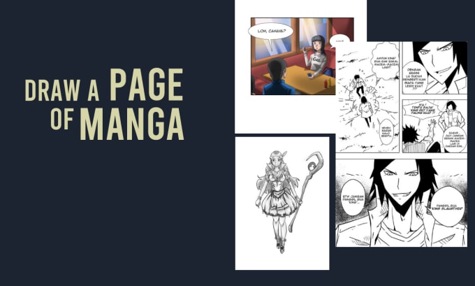 Draw you a comic or manga page by Satriogalih | Fiverr