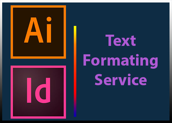 do any text formation with excellent quality
