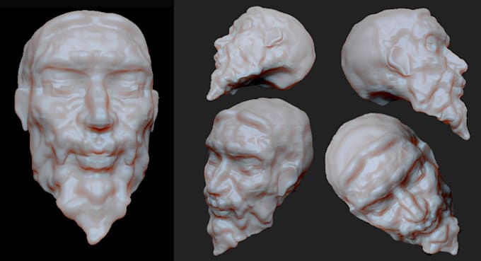 create 3 d portraits or fictional characters