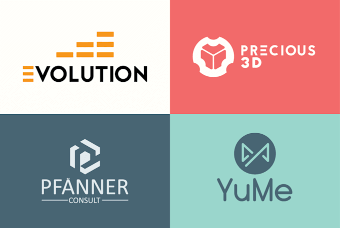 Design Professional Flat Logo With Copyrights