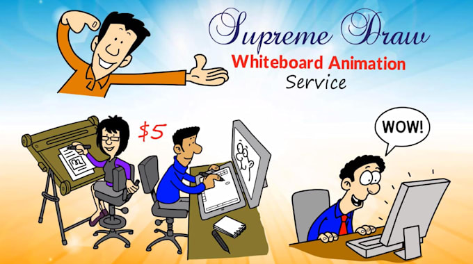 create a stunning whiteboard animation video