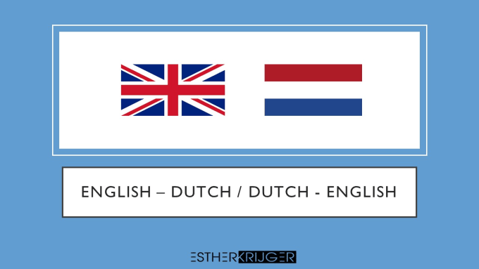 Translate dutch to english and english to dutch within 24h by Esther87 ...