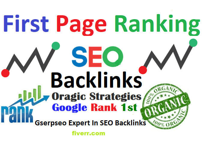 First page google rankings guaranteed seo backlinks by Gserpseo
