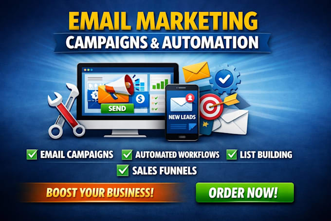 setup and manage email marketing campaigns and automation