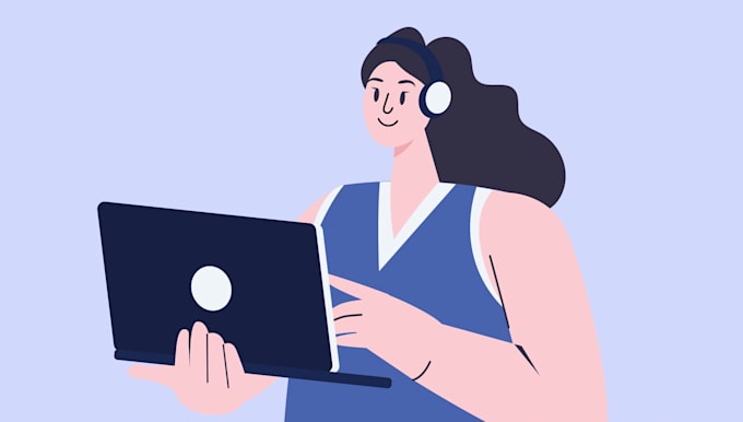 create custom 2d explainer video in english or german