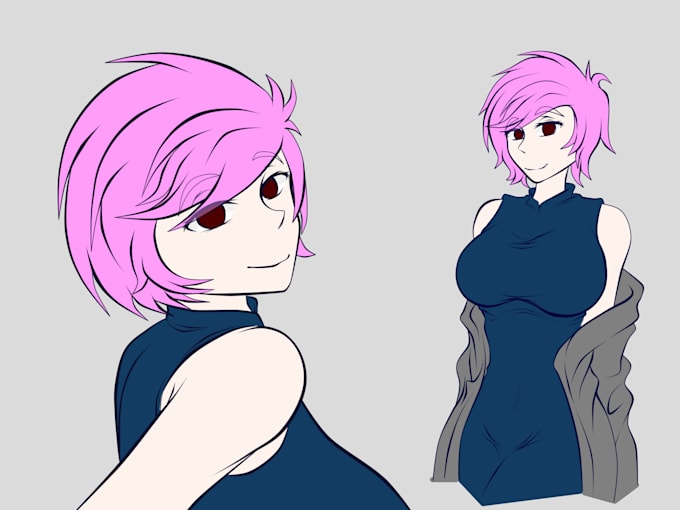 Simple Color Character Create simple color character sheet by Awwaluliyyan | Fiverr