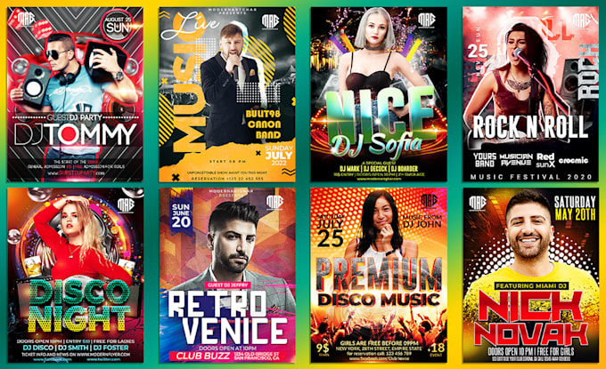 create an eye catching flyers posters