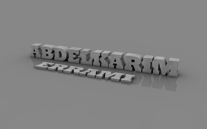 Do 3d Texts And Your Logo 2d In 3d By Akraart