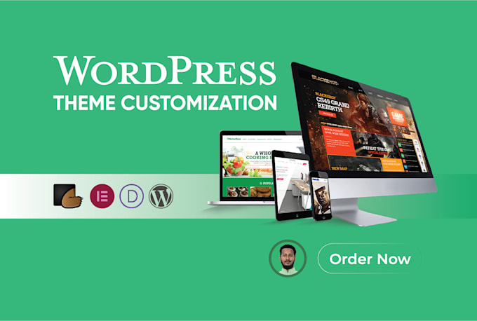 setup wordpress theme like the demo and customize
