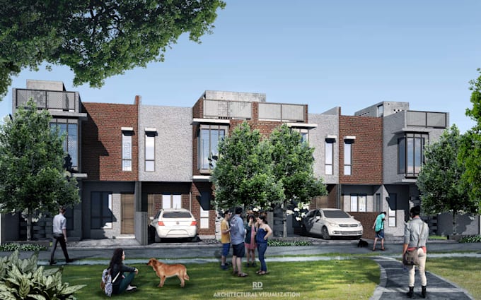 render 3d interior or exterior