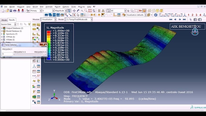 Do finite element analysis for your model in abaqus by Ramzangill335 ...