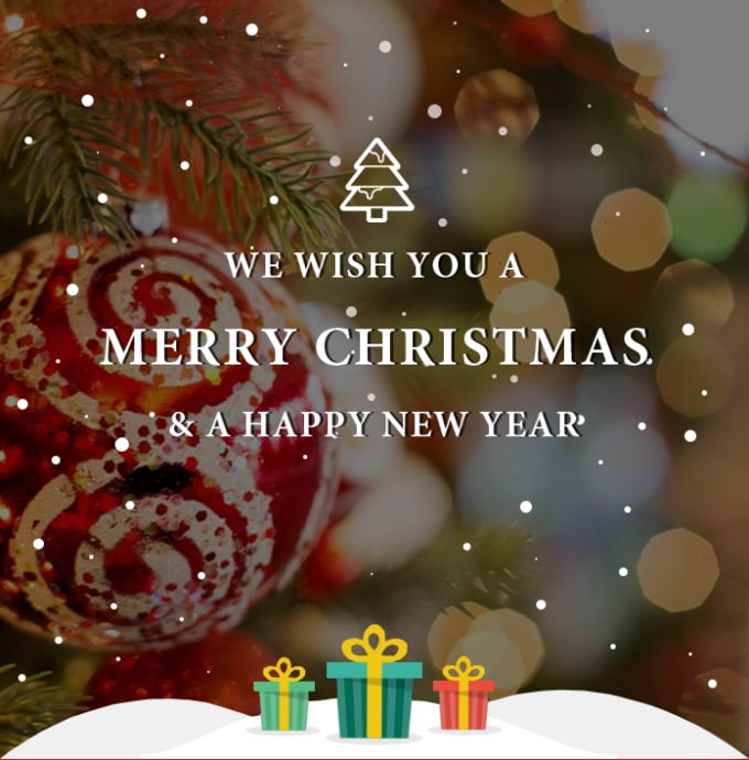 Build email template of merry christmas by Arshad53 Fiverr
