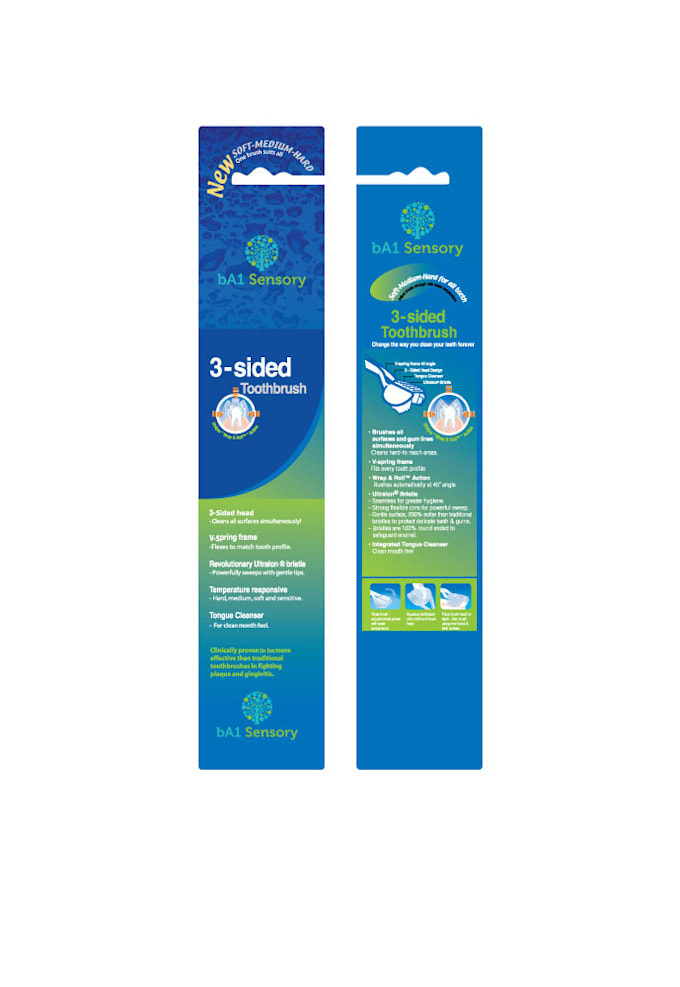 create a product packaging box design or label design