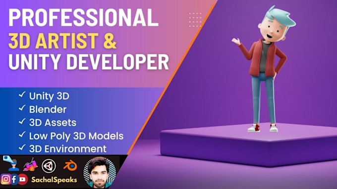 professional low poly 3d modeling services using blender
