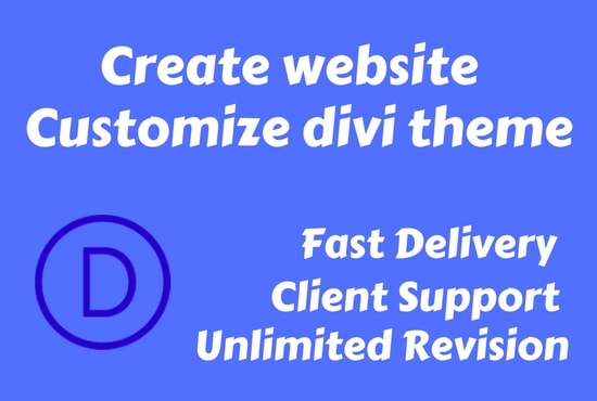 create and customize wordpress website using divi theme