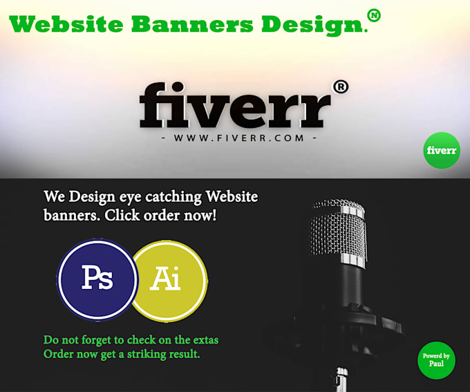 design unique web banners either animated gifs or static and logo