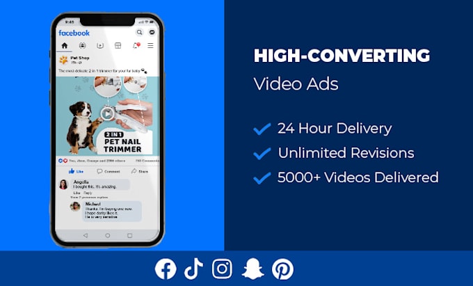 create a dropshipping facebook video ad with high conversion