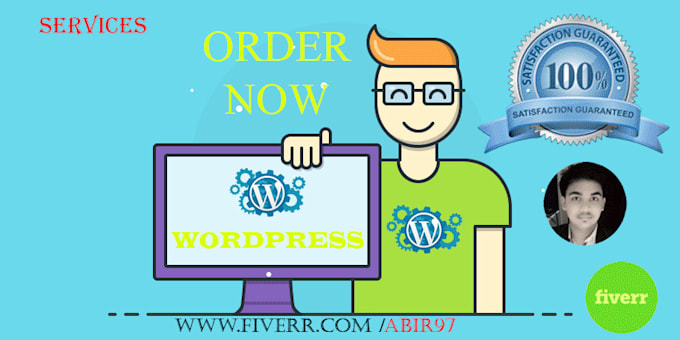 install and customize wordpress theme within 2 days