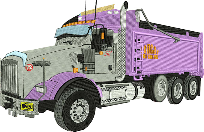 do embroidery digitizing in dst pes in 1 hour