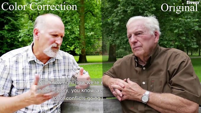 repair, color correct and restore you video