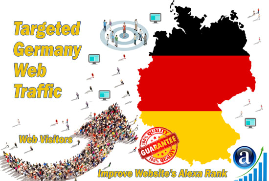 send targeted organic web traffic from germany