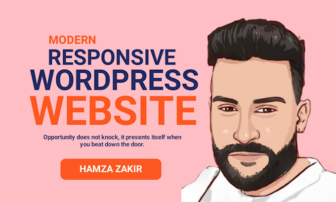 design and develop a modern responsive wordpress website