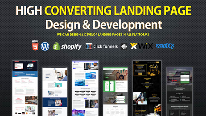 Create high converting landing page or squeeze page by Alimughal15 | Fiverr