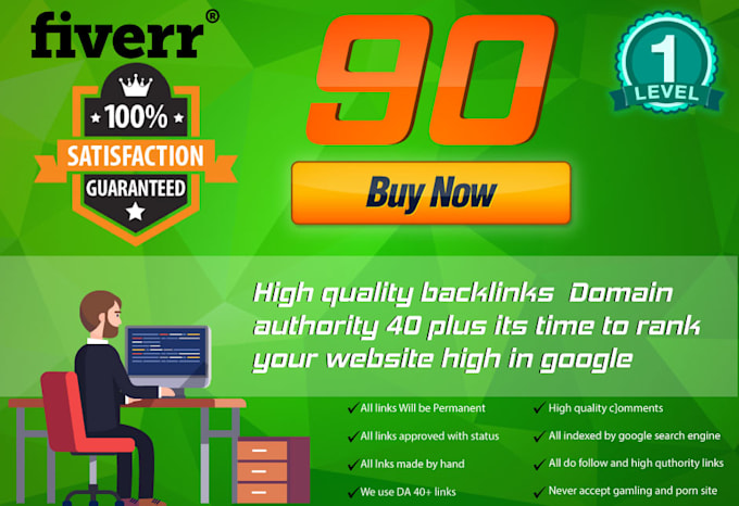 build 90 domain authority 40 plus high quality links