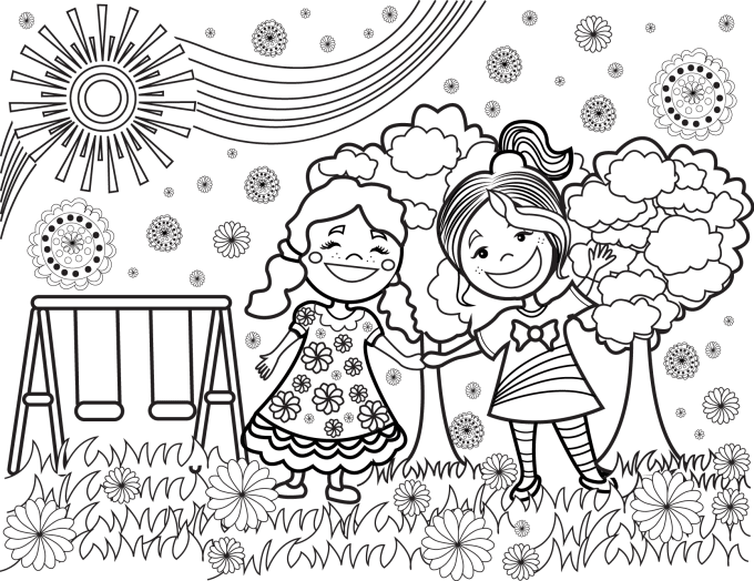 Make A Coloring Page By Frandesigns | Fiverr