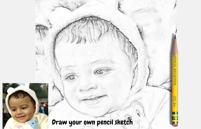 Draw Your Realistic Pencil Sketch By Mariamorrow