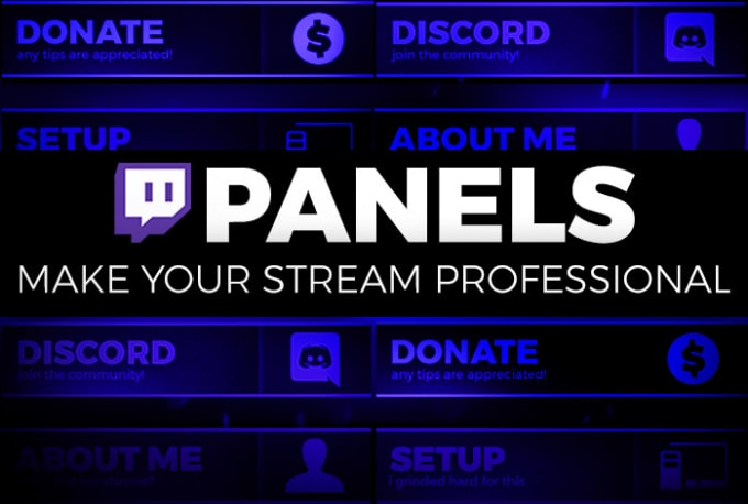 Design High Quality Twitch Button Panels By Illumimedia