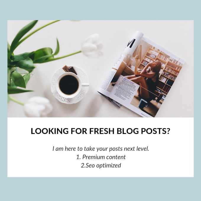 write content for your blog
