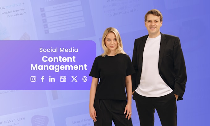 be your social media content manager